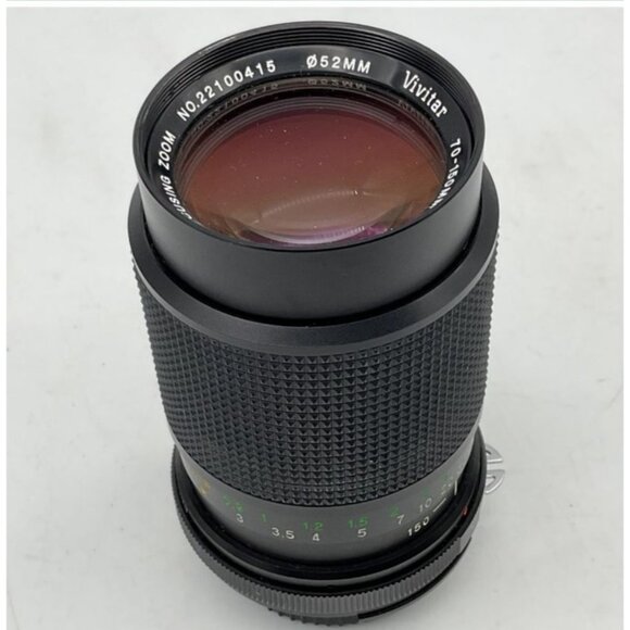 Nikon Series E 35mm Film Camera, SB-E Speedlight Vivitar Lens Cases Untested - Picture 10 of 14